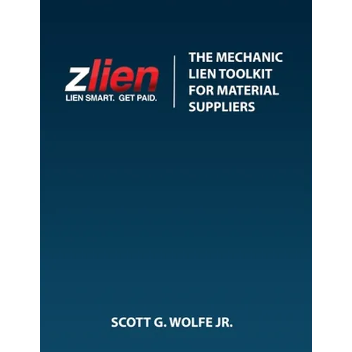 Mechanic Lien Toolkit For Material Suppliers