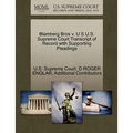 Blamberg Bros V. U S U.S. Supreme Court Transcript of Record with Supporting Pleadings
