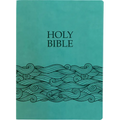 Kjver Holy Bible, Wave Design, Large Print, Coastal Blue Ultrasoft: (King James Version Easy Read, Teal, Red Letter)