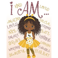 I Am: Coloring Book with Positive Affirmations for Young Girls for Self-Esteem and Confidence, I Am Enough