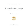 Extraordinary Synergy: Measuring the Unmeasurable