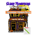 Scary Monsters Halloween/Horror Movie Word Search: The scariest large print word search puzzle book for adult and teens