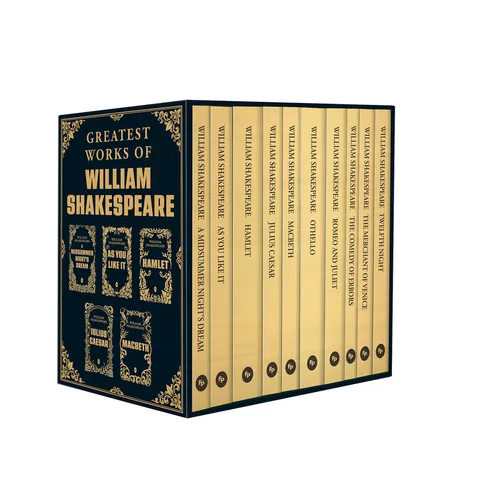 Greatest Works of William Shakespeare (Boxed Set of 10) - Hamlet / Othello / The Merchant of Venice / Macbeth / The Comedy of Errors / Romeo and Julie