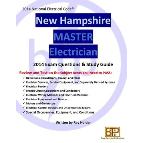 New Hampshire 2014 Master Electrician Study Guide
