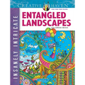 Creative Haven Insanely Intricate Entangled Landscapes Coloring Book
