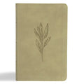 KJV Thinline Bible, Sage Suedesoft Leathertouch