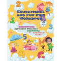 Educational and Fun Kids Workbook Handwriting Alphabet Practice Counting and Much More!: Perfect For Children in Preschool, Kindergarten, 1st Grade (E