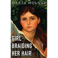 Girl Braiding Her Hair