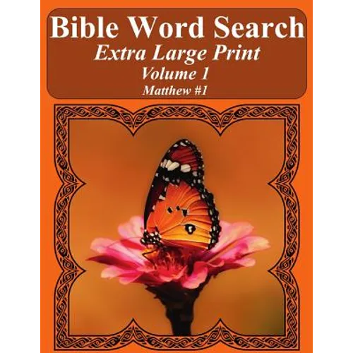 Bible Word Search Extra Large Print Volume 1: Matthew #1
