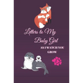 Letters to My Baby Girl As I Watch You Grow: 120 Pages Blank Lined Journal to Write In. Gift for New Parents Mother Son and Daughter. Mom And Daughter