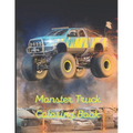 Monster Truck Coloring Book: A painting fun for children and adults