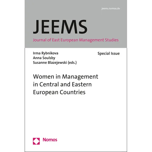 Women in Management in Central and Eastern European Countries: Journal of East European Management Studies (Jeems) - Special Issue
