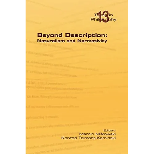 Beyond Description: Naturalism and Normativity