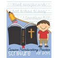 Cursive Handwriting Practice Scripture: for Boys