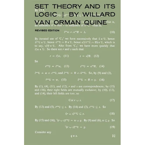 Set Theory and Its Logic: Revised Edition