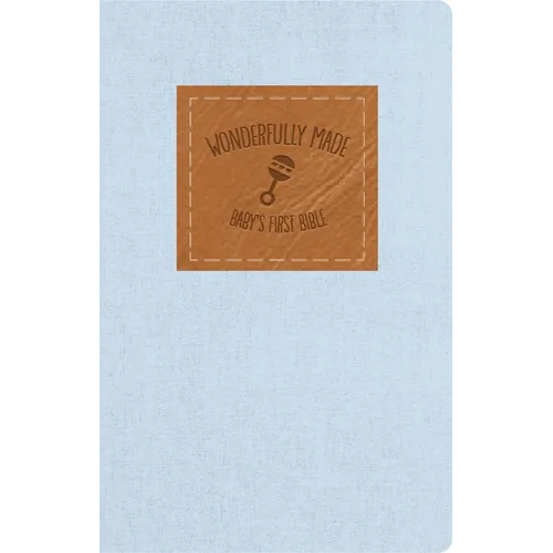 Wonderfully Made: Baby Boy's First Bible, Softcover, Blue