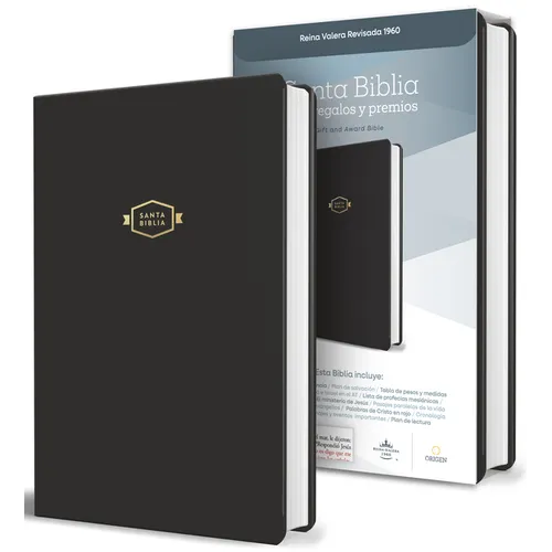 Biblia Rvr 1960 Para Regalos Y Premios, Negro / Spanish Bible Rvr 1960 Gift and Award Bible Black