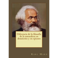 Diferencia de la filosofía de la naturaleza en demócrito y en epicuro