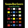Coloring Basic Concepts for Kids: Fondamental Concepts of Coloring letters, numbers, shapes and forms 40 pages 8,5 x 11 in. Best christmas and birthda