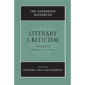 The Cambridge History of Literary Criticism: Volume 4, the Eighteenth Century