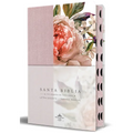 Rvr 1960 Tamaño Manual Letra Gigante Tela Con Flores Rosadas, Canto Pintado E Índice / Spanish Bible Rvr 1960 Giant Print, Pink Leathersoft with Flowe