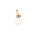 Dogs Are My Favorite People: Cute Family Gift Idea for dogs lover Border Collie: Lined Notebook - journal (6 - 9) - 110 Pages - Matte notebook