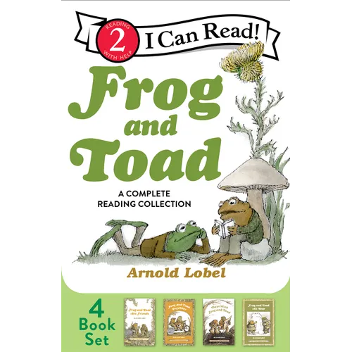 Frog and Toad: A Complete Reading Collection: A Box Set of All 4 Books from the Classic Animal Friendship and Adventure Series, Great for Growing Read