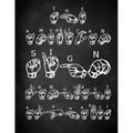 ASL American Sign Language: Alphabet Book For Beginners: For All Ages - Hand Signs