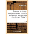 Éléments de Chimie, Notation Atomique, Classe de Philosophie, Baccalauréats Classiques