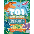 701 Super Stickers Dinosaurs: Fully Recyclable with Sticker Scenes, Coloring, and Activity Pages