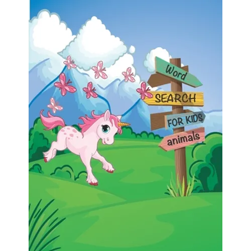 Word Search Books for Kids: Fun and Educational Puzzles with Animals Theme and more: FOR KIDS AGES 5-10 (Kids Activity Book)
