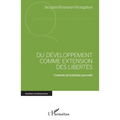Du développement comme extension des libertés: Contexte de l'extrême pauvreté