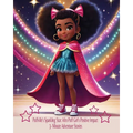 Puffville's Sparkling Star: Afro Puff Girl's Positive Impact 3-Minute Adventure Stories: Afro Puff Girl's Positive Impact