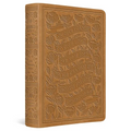 ESV Illuminated(tm) Bible, Art Journaling Edition (Trutone, Nubuck Caramel, 1 Chronicles 16:34 Design)