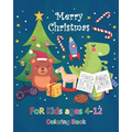 Merry Christmas coloring book for kids ages 4-12: 100 Christmas Coloring Pages, Santa Claus, Snowmen, Elves, Reindeers, Christmas Trees, Wreaths and M