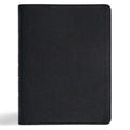 CSB Men of Character Bible, Revised and Updated, Black Genuine Leather