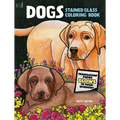 Dogs Stained Glass Coloring Book