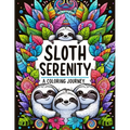 Sloth Serenity: A Coloring Journey