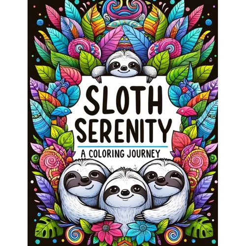 Sloth Serenity: A Coloring Journey