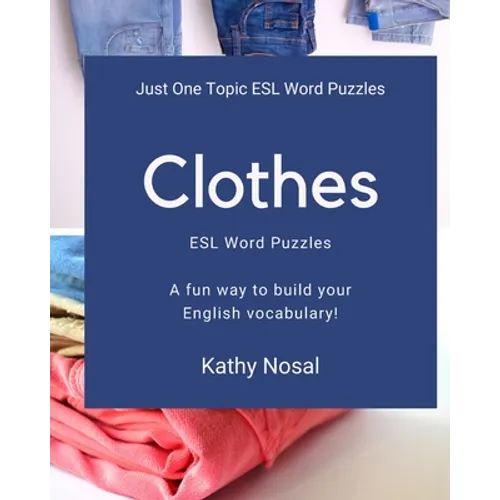 Clothes ESL Word Puzzles