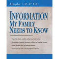 Information My Family Needs to Know (Folder - Simple 1-2-3 Kit)