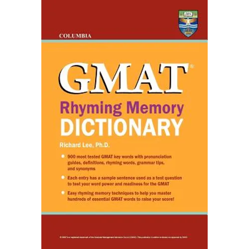 Columbia GMAT Rhyming Memory Dictionary