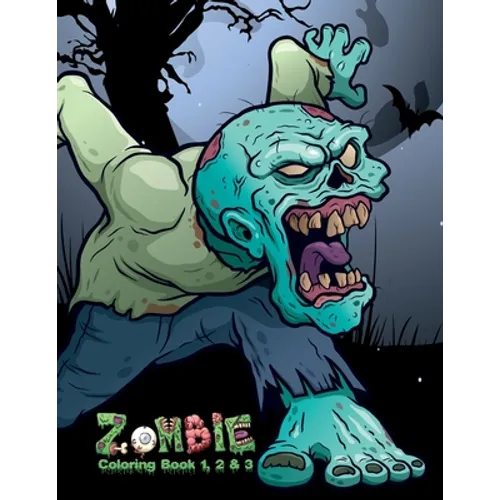 Zombie Coloring Book 1, 2 & 3