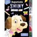 Supercute Shiny Sticker Art: Create and Color 12 Mosaics!