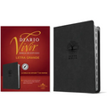 Biblia de Estudio del Diario Vivir Rvr60, Letra Grande (Sentipiel, Carbón, Índice, Letra Roja)