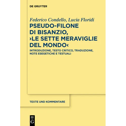 Pseudo-Filone di Bisanzio, >Le sette meraviglie del mondo