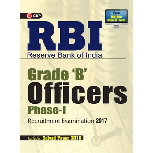 RBI Reserve Bank of India GRADE (B) Officers Phase-I Recruitment Examination 2017