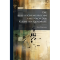 Die Ausgleichungsrechnung Nach Der Kleinsten Quadrate