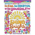 Notebook Doodles Be Kind, Be Creative, Be Yourself!: Coloring and Activity Book