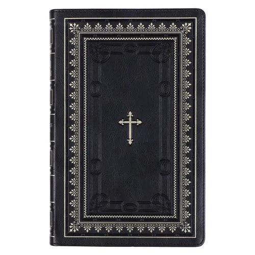 KJV Bible Deluxe Gift (Faux Leather, Black)